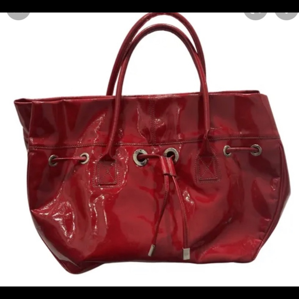 Sonia Rykiel large red patent leather bag
Pre owned